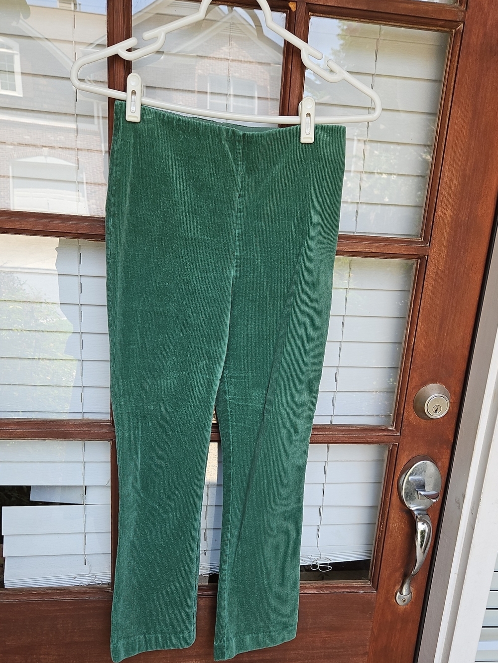 Tuckernuck Ashford Green Cropped Corduroy Pants - Picture 3 of 8